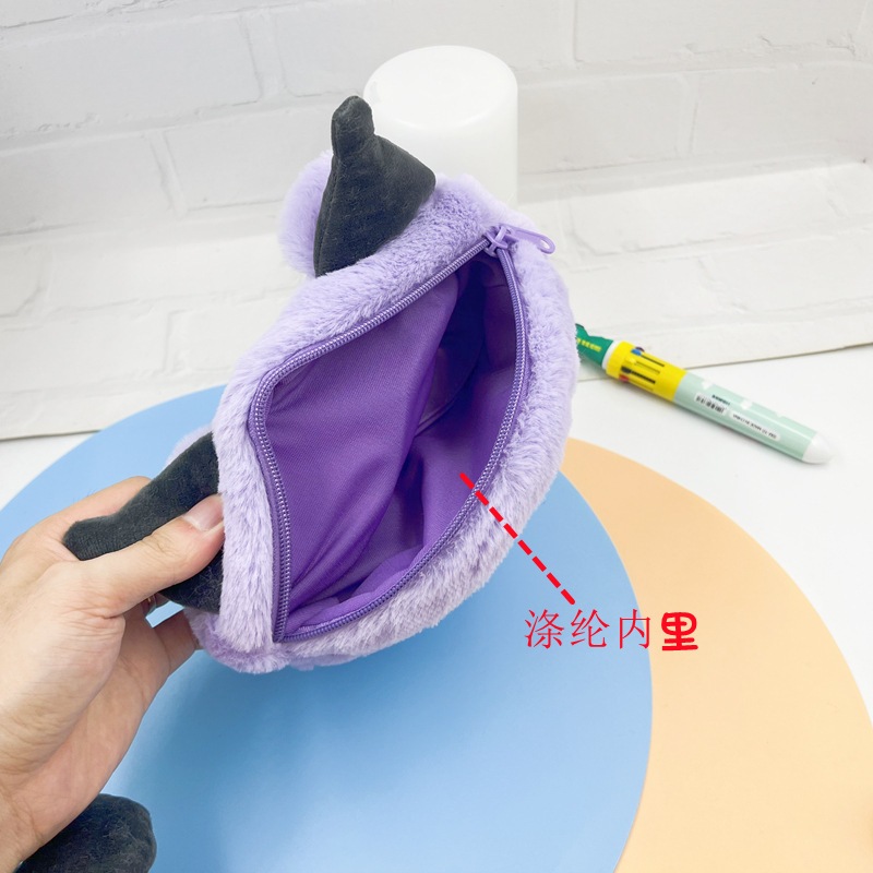 Túi Bút Lông Hoạt Hình Sanrio Gắn Thú Nhồi Bông Nổi Nhiều Mẫu