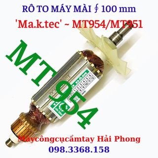Rô to máy mài góc maktec mod.mt954 . stator , bánh răng , vỏ đầu nhôm... rô mt90, mt91 , mt961...