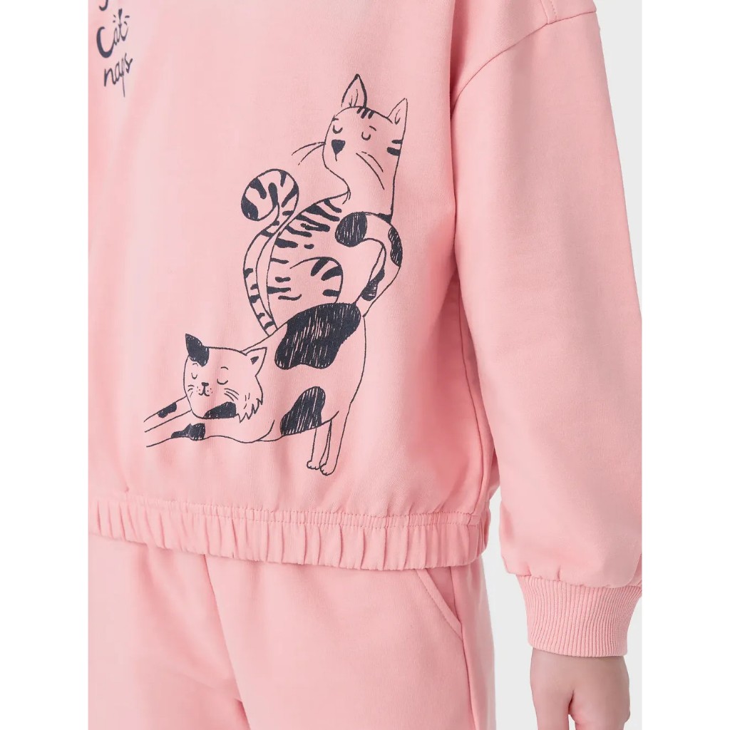 CANIFA Bộ quần áo nỉ bé gái dài tay