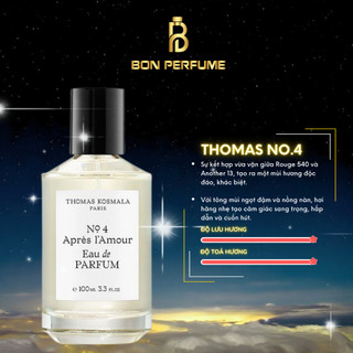 [Mã COSBAUH3 giảm 8% đơn 300K] Nước hoa Thomas Kosmala Apres l’Amour No4 10ml | BON PERFUME