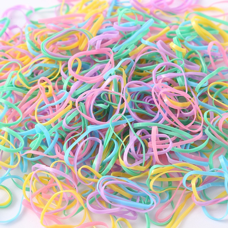 100gr dây chun buộc tóc cho mẹ và bé có phân loại màu