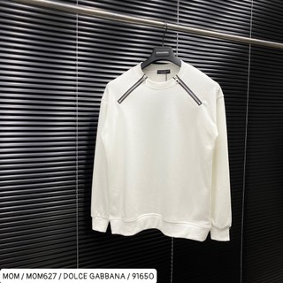 Áo Nỉ Sweater , Áo nỉ nam nữ dài tay trơn thêu khóa zip chéo cổ kiểu dáng đơn giản basic