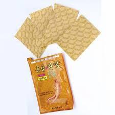 Com bo 6 gói cao dán hồng sâm Hàn Quốc(120 miếng/6 gói)