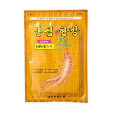 Com bo 6 gói cao dán hồng sâm Hàn Quốc(120 miếng/6 gói)