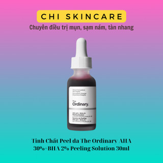 Tẩy tế bào chết aha 30% + bha 2% peeling solution 30ml - ahabha serum the ordinary