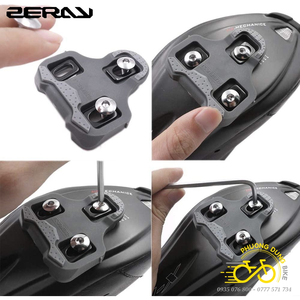 Can cá pedan xe đạp road ZERAY cho Look 0 độ