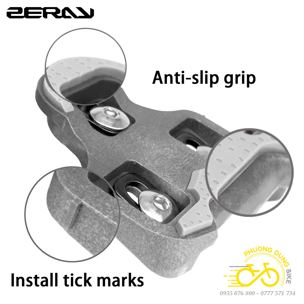 Can cá pedan xe đạp road ZERAY cho Look 0 độ