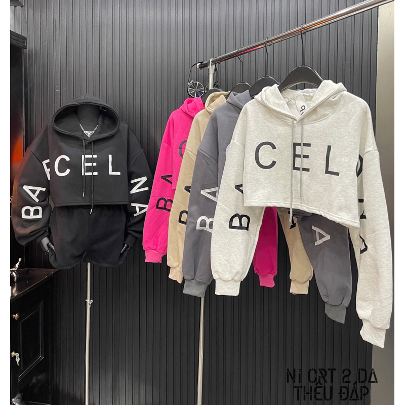 Áo Croptop Hoodie CEL From Rộng Hot Trend nam nữ