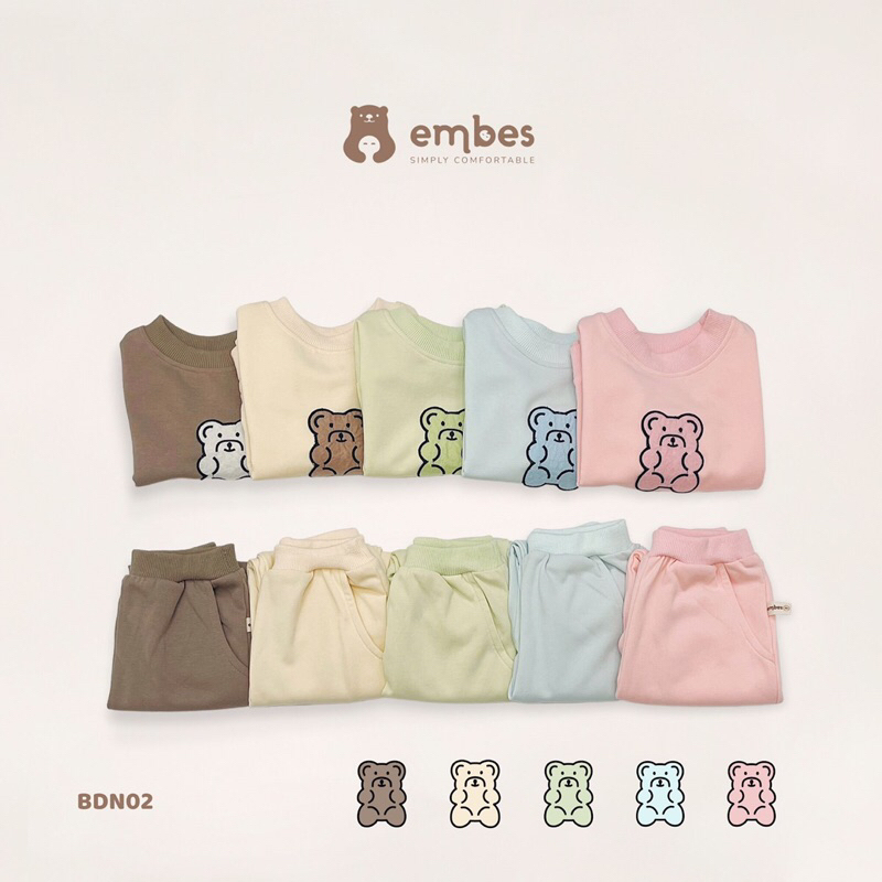 Bộ Embes sắc màu