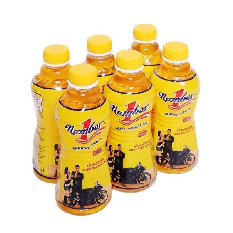 LỐC 6 CHAI NƯỚC TĂNG LỰC NUMBER ONE CHAI 330ML