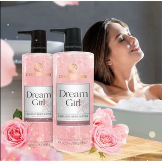 (Hàng chính hãng) Sữa tắm hương nước hoa Chanfong Dream Girl 850ml/chai nữ cánh hoa hồng tươi tự nhiên đặc biệt