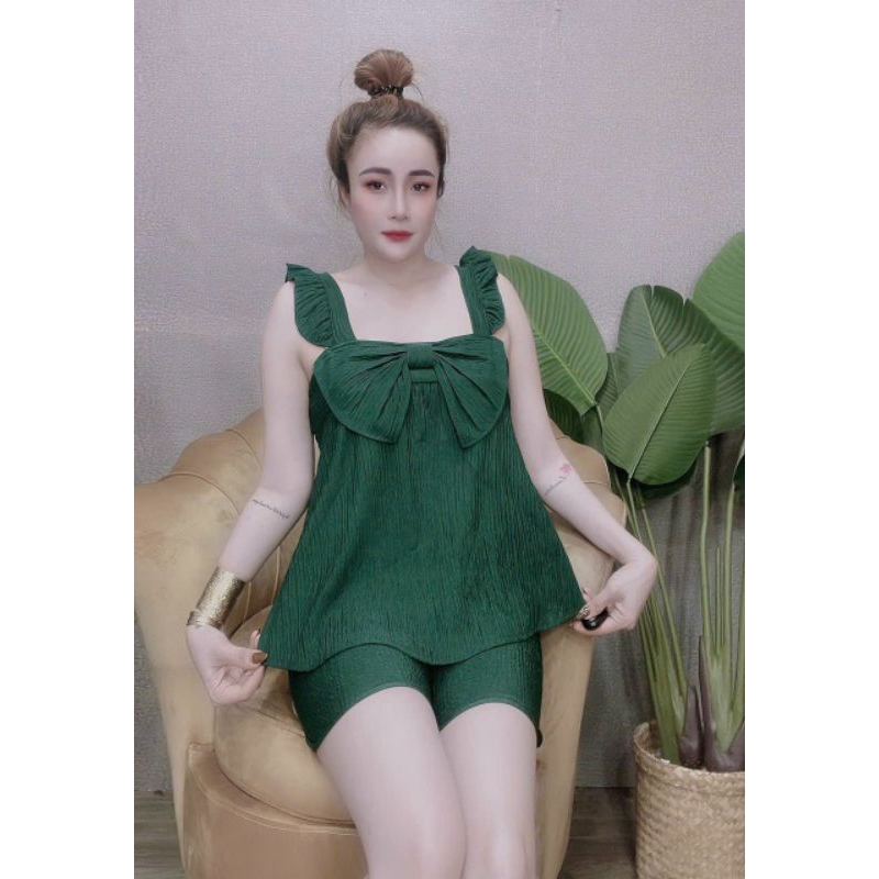 Set đùi chất đũi nhật áo tay cánh tiên form to 40-65kg