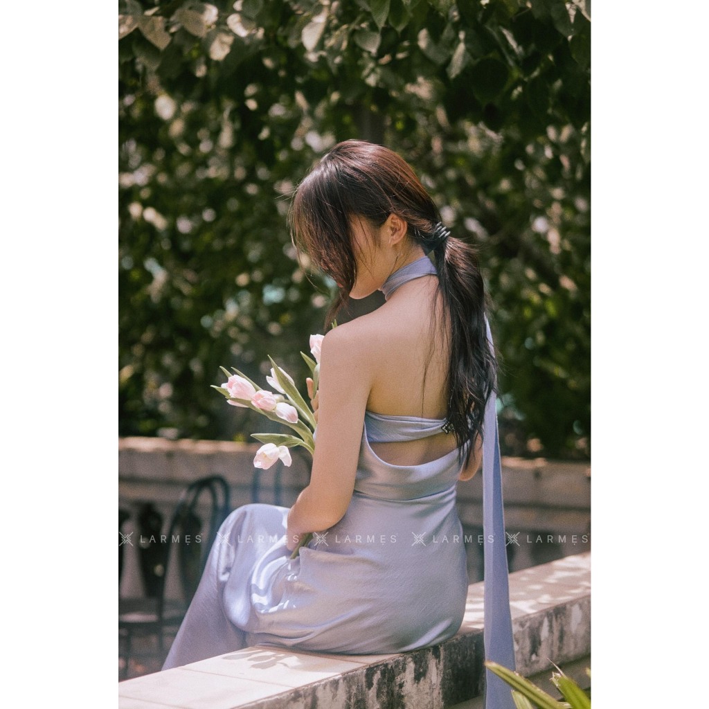 LARMES - Đầm lụa Marina