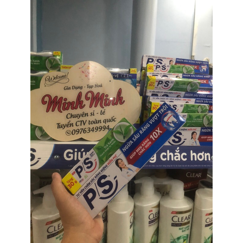 Kem đánh răng p/s ngừa sâu răng vượt trội 180g