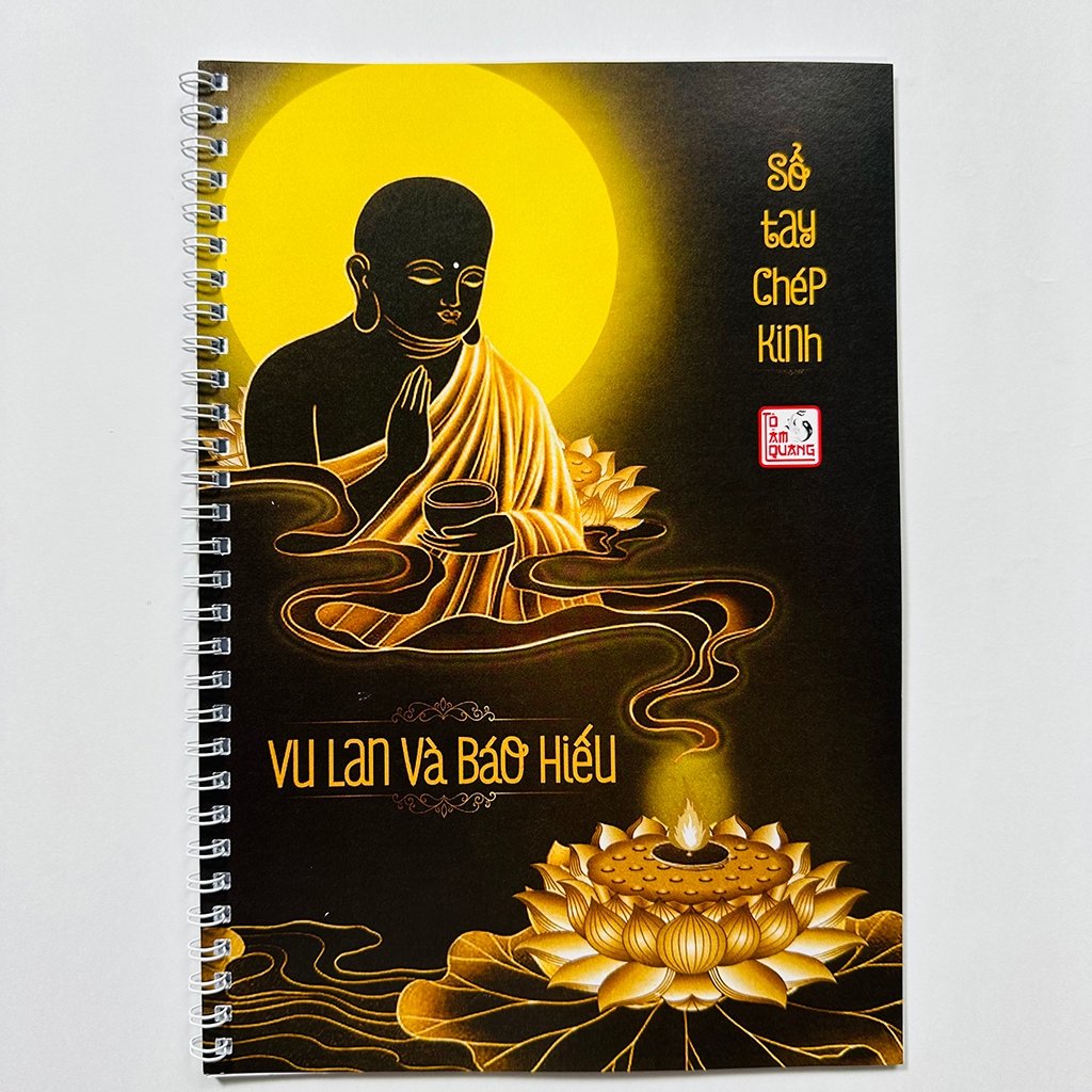 Vở chép Kinh Vu lan Báo Hiếu chữ in mờ ( tặng bút viết) - Tô Tâm Quang