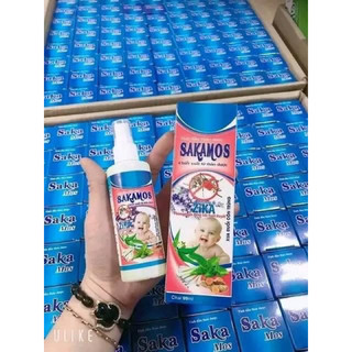 Xịt chống muỗi SAKAMOS xua tan muỗi, an toàn, lành tính cho bé_Chai 99ml