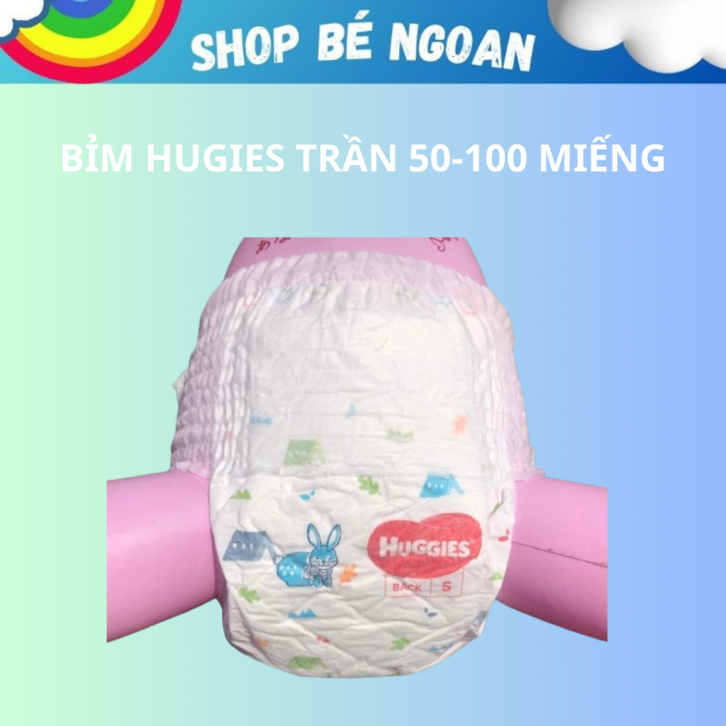 [COMBO 50 -100 MIẾNG] Bỉm quần Huggies trần size M100/L100/XL100/XXL100 Shop Bé Ngoan