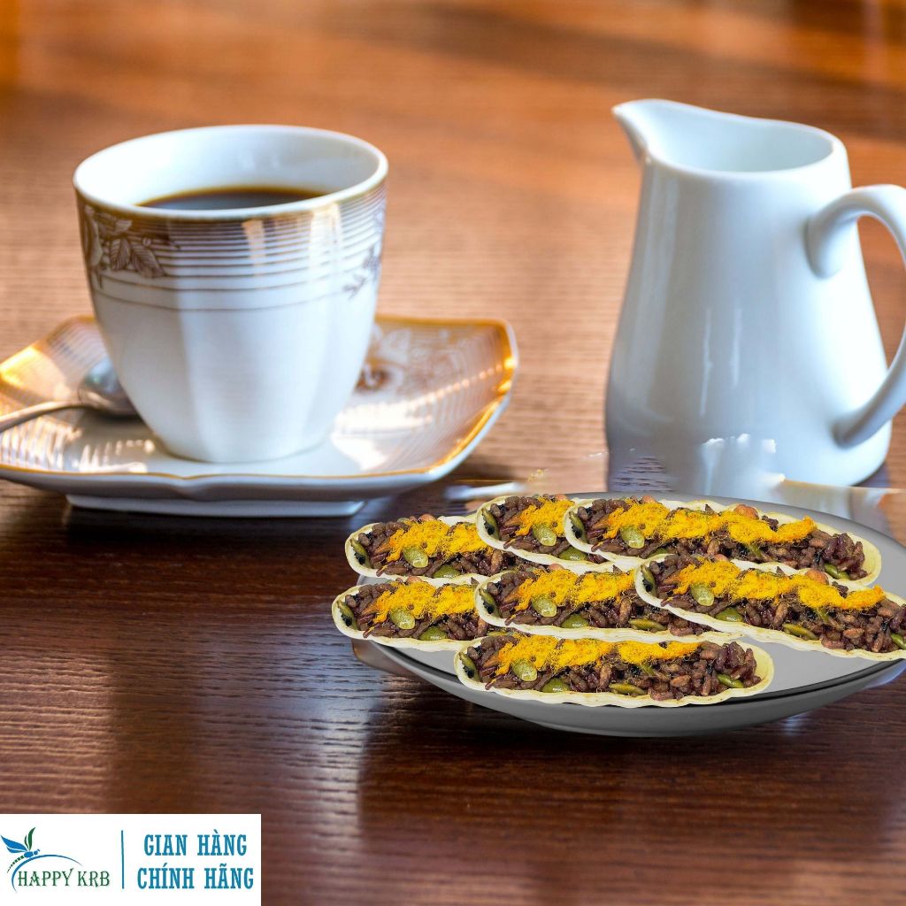 BÁNH THUYỀN GẠO LỨT CHÀ BÔNG MIX HẠT HAPPY KRB