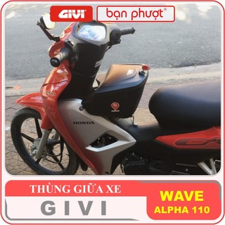 Thùng Giữa Givi Wave Alpha 110 (2017>2023) - Thùng Đựng Đồ Giữa Xe Wave Alpha 110 - Thùng Givi Wave Alpha - Bạn Phượt