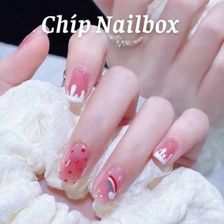 Set 24 móng tay giả D712 dáng móng dài