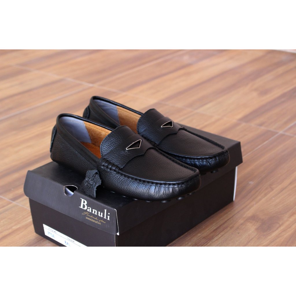 Giày Da Nam Moccasins BANULI K1ML1T0 (Genuine Leather, Authentic)