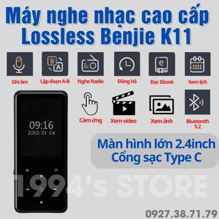 (SẴN) Máy nghe nhạc Benjie A12 (Benjie K11) Lossless Hifi - Màn hình lớn xem phim, ảnh - Ghi âm - Lặp đoạn AB - Cảm ứng
