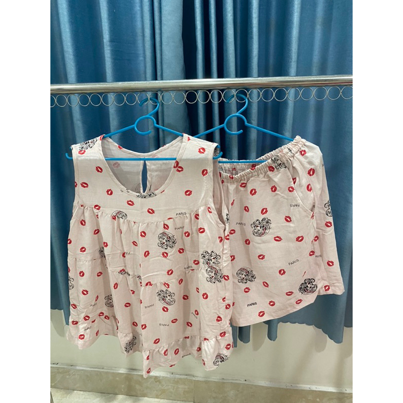 Bộ đồ ngủ nữ vải thun thoáng mát