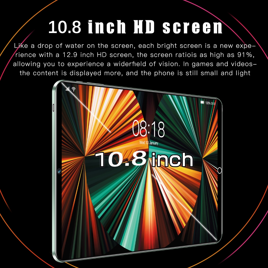 2023 Máy tính bảng Galaxy Pro11  Android 11.6 inch Màn hình lớn 16 + 512GB Máy tính bảng Android dành cho lớp họ