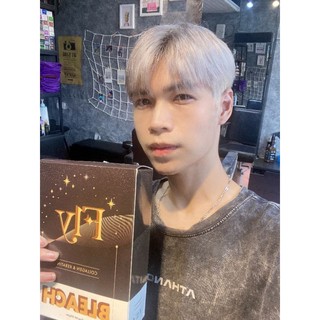 Bột Tấy Tóc FLY Bleaching Powder loại 500gram chất mịn chống xót da đầu tuyệt đối an toàn tẩy 1 lần lên level 9