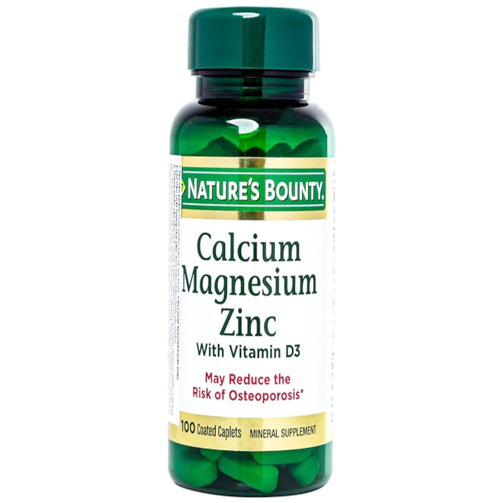 Viên uống Calcium Magnesium Zinc Nature's Bounty Lọ 100 Viên