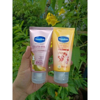 Sữa dưỡng thể Vaseline 50x trắng da chống nắng spf50+ - Serum dưỡng thể Vaseline 50x trắng da chống nắng spf50+