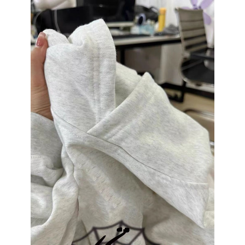 Áo Hoodie Lót Nhung Siêu Dầy Hoạ Tiết Con Nhện