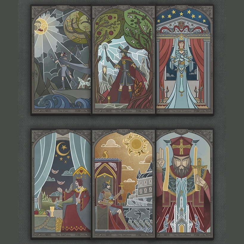 Bài Broken Mirror Tarot  - Emerald