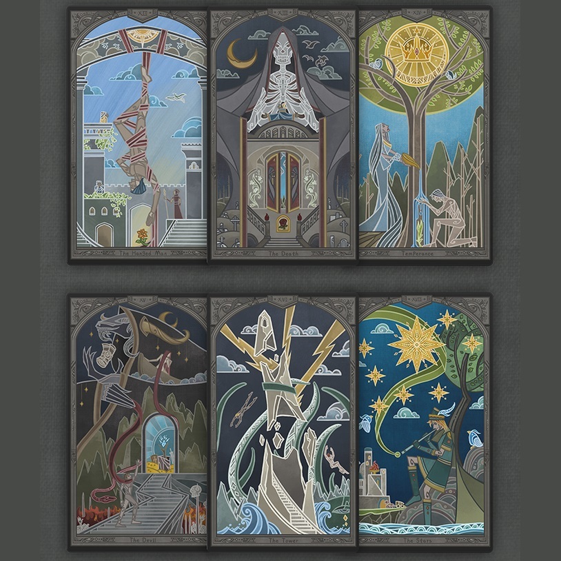 Bài Broken Mirror Tarot  - Emerald