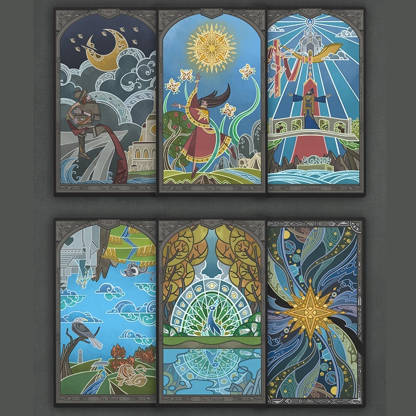 Bài Broken Mirror Tarot  - Emerald