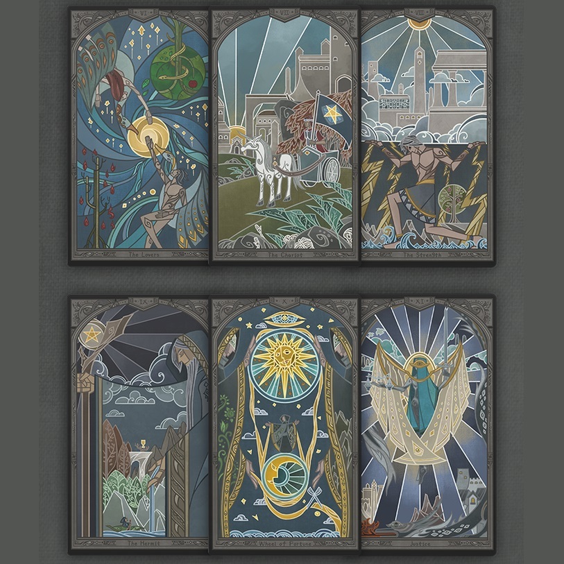 Bài Broken Mirror Tarot  - Emerald