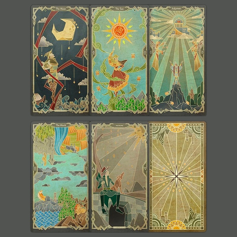 Bài Broken Mirror Tarot  – Obsidian