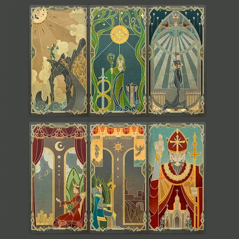 Bài Broken Mirror Tarot  – Obsidian