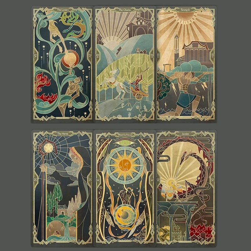 Bài Broken Mirror Tarot  – Obsidian