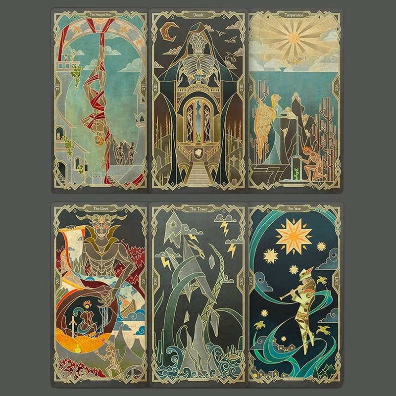 Bài Broken Mirror Tarot  – Obsidian