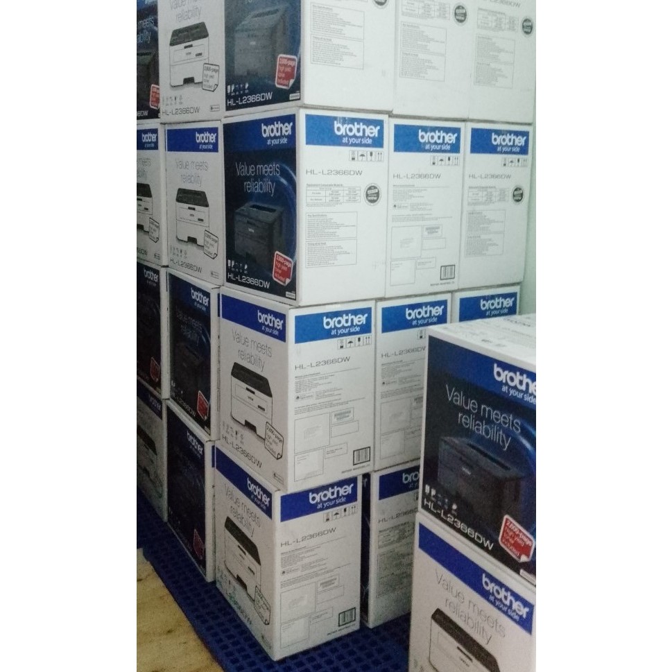 Máy in Brother L2366DW - tặng áo mưa - In 2 mặt tự động, wifi