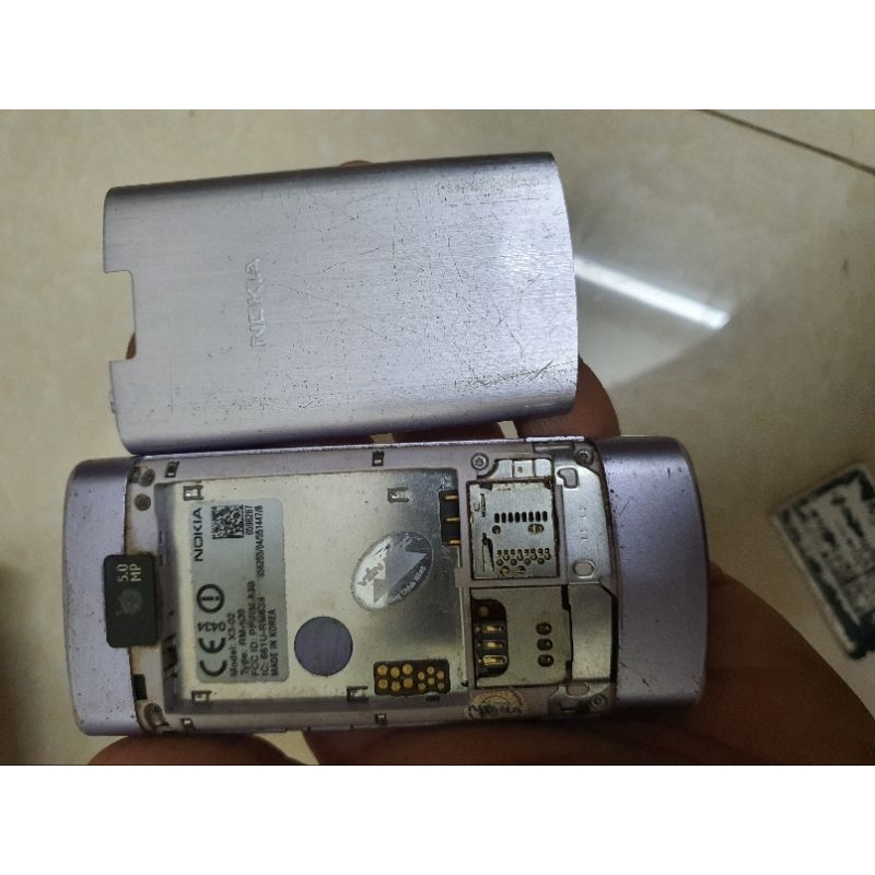 Xác nokia x3-02 tím