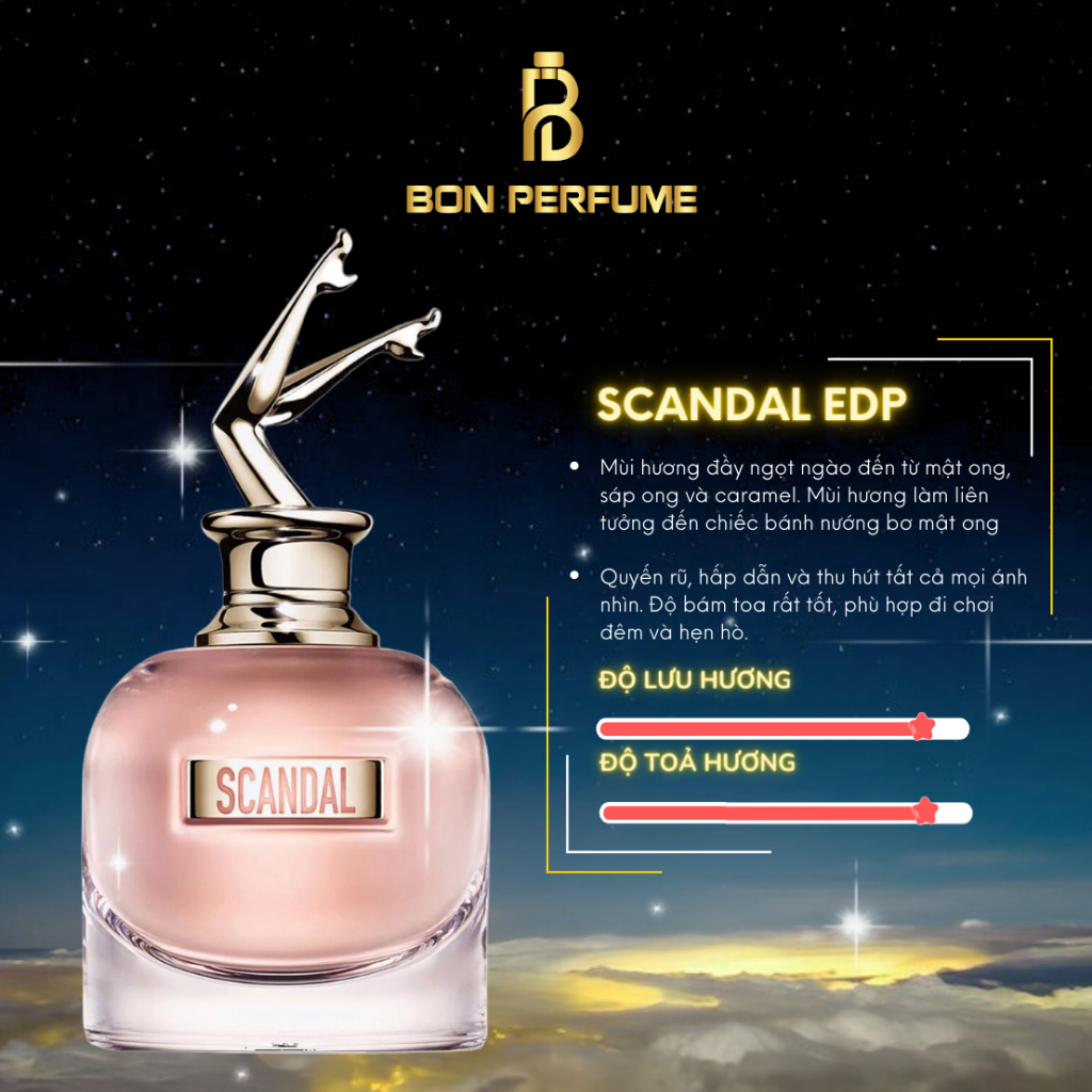 Nước hoa Scandal EDP - Jean Paul 10ml | BON PERFUME