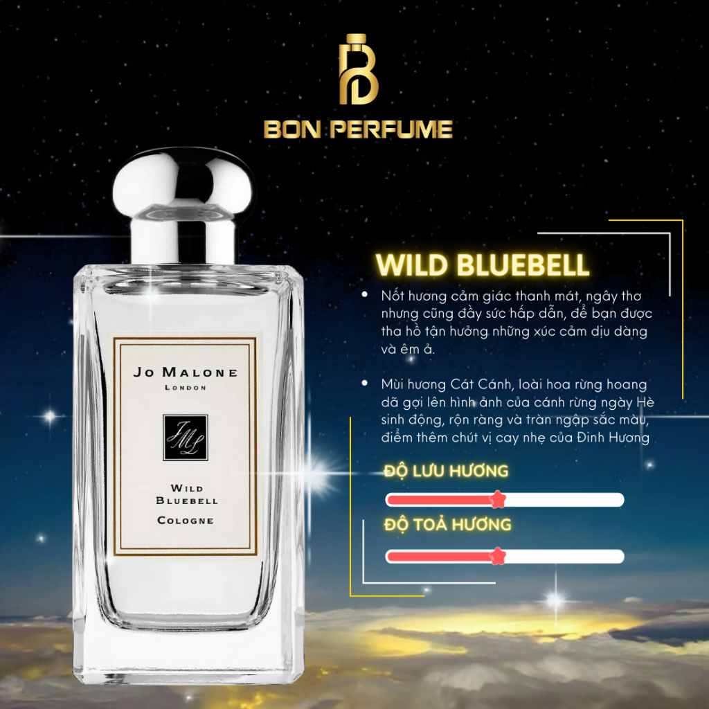 Nước hoa Jo Malone Wild Bluebell 10ml | BON PERFUME
