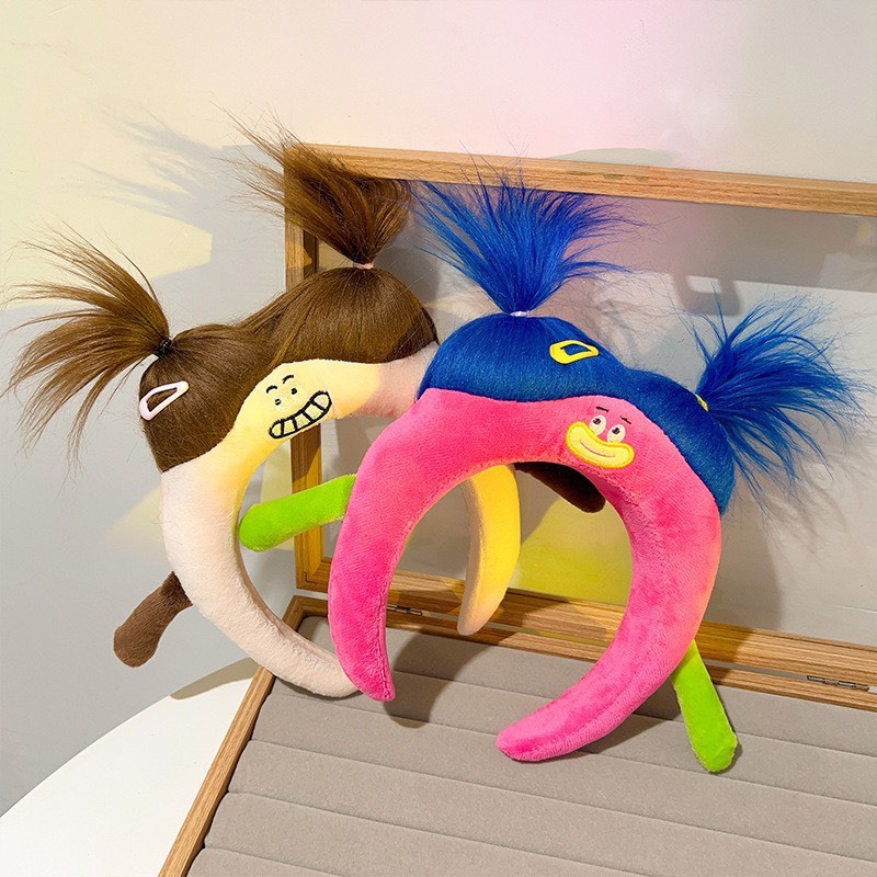 CC57 Cài tóc băng đô nữ búp bê vô tri ngộ nghĩnh dễ thương