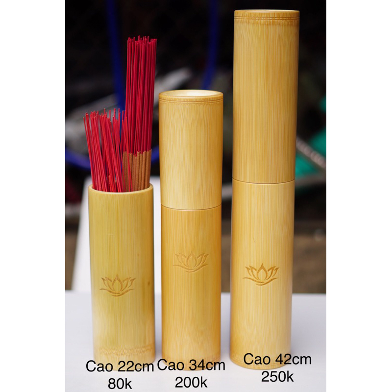 Ống cắm nhang bằng tre,Ống đựng nhang bằng tre,Ống Nhang