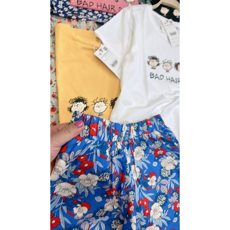 Set bộ big size áo thun và quần hoa kate mềm từ 48kg-80kg