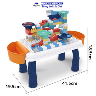 Đồ chơi ghép hình lego ván trượt 142 chi tiết, bàn xếp hình thông minh sáng tạo dành cho bé Minikids