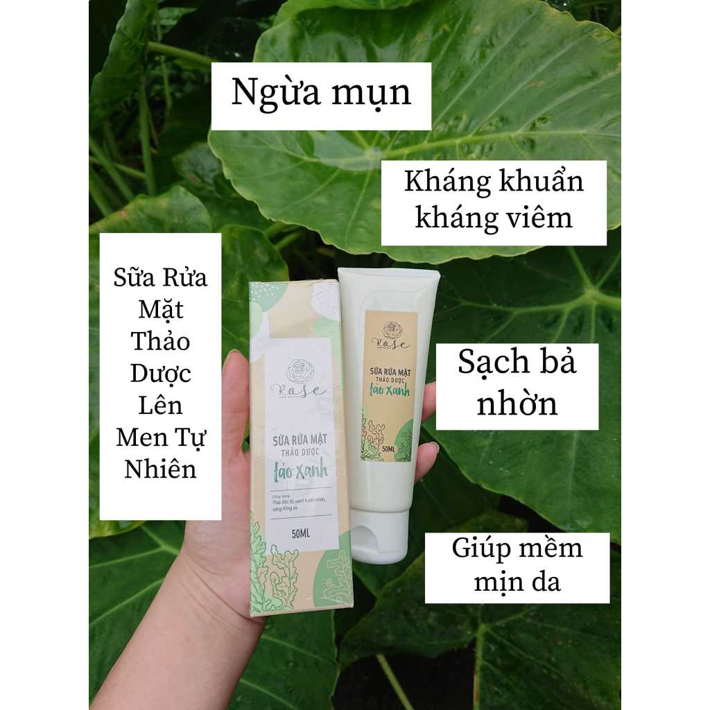 SỮA RỬA MẶT THẢO DƯỢC TẢO XANH