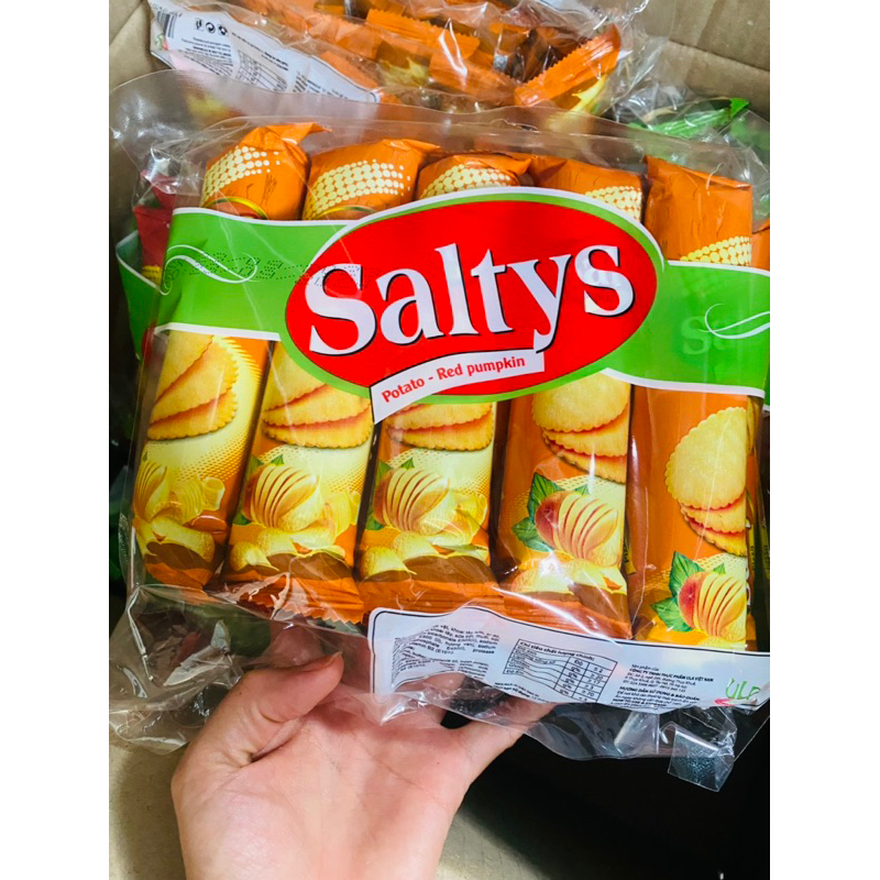 Bánh khoai tây Saltys vị bí ngô
